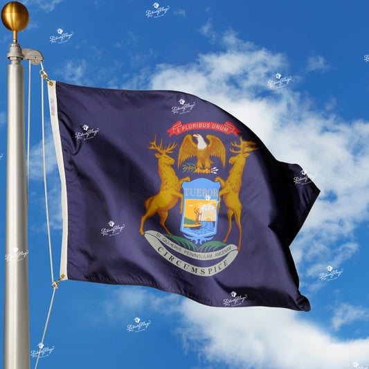 Michigan Polyester Outdoor Flags