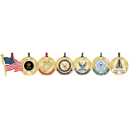 U.S. Military Ornament Complete Filigree Sets