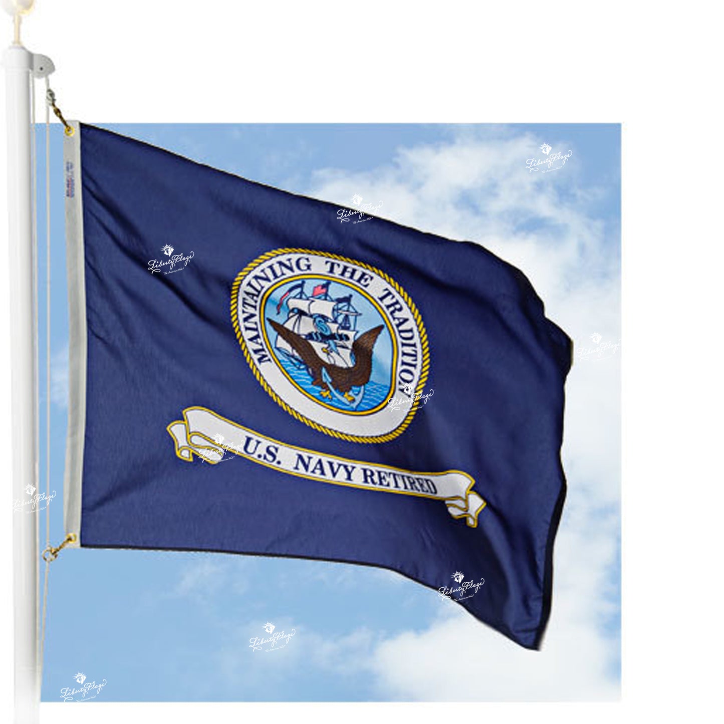 Navy Retired Outdoor Flags