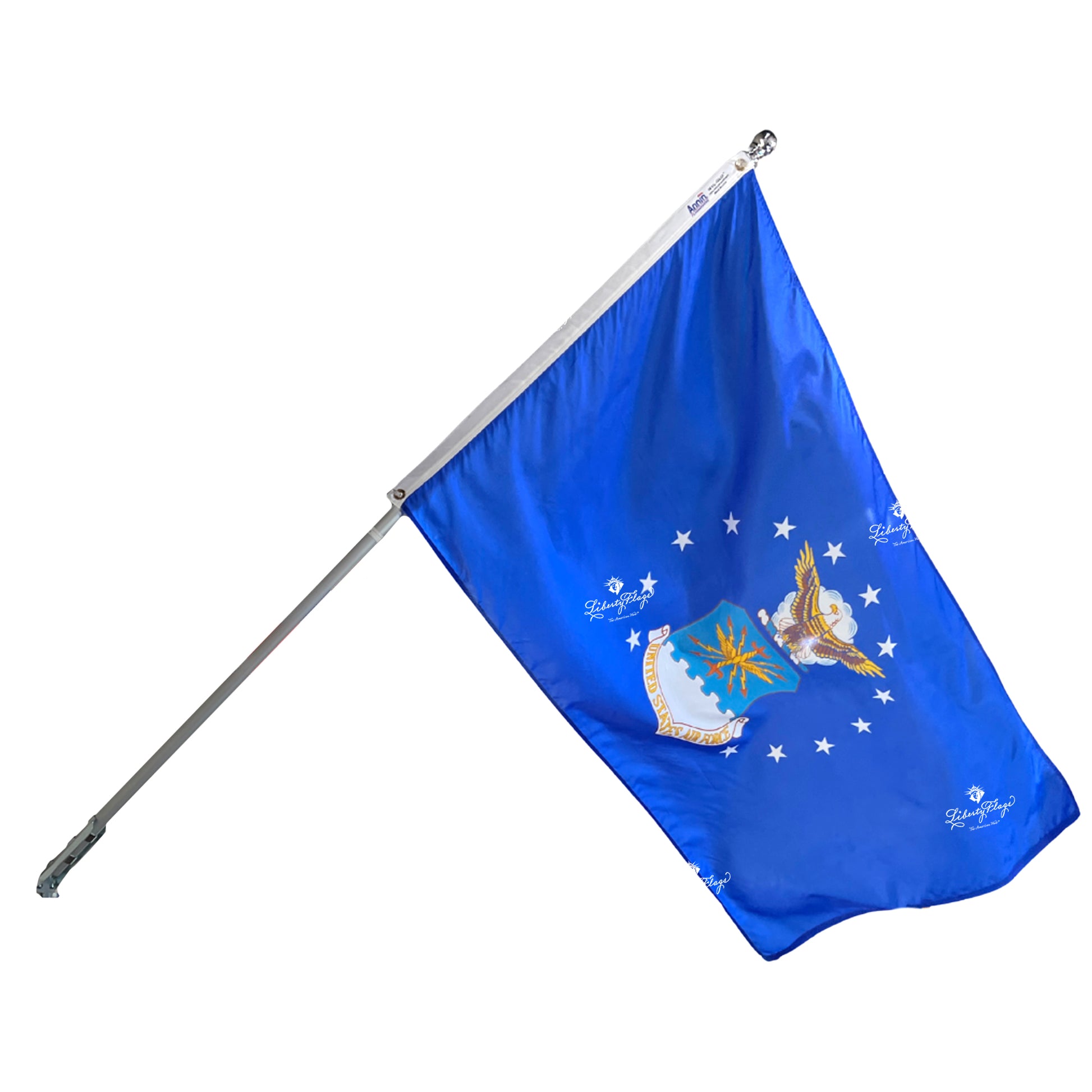 Air Force Outdoor Flag Kit - 3x5 Flag, Spinning Pole & Bracket