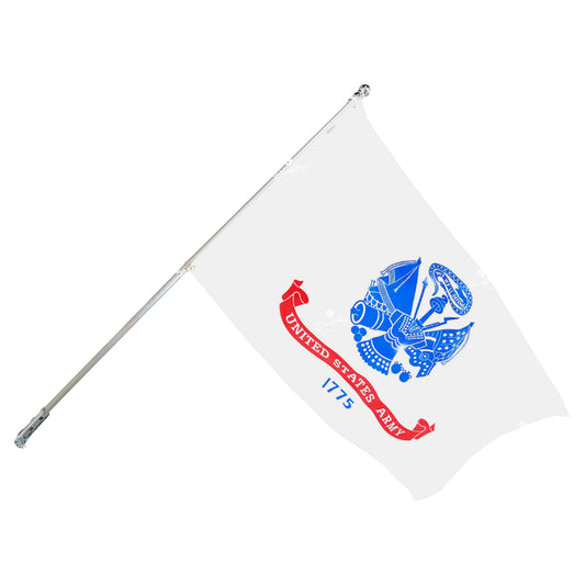 100% American-made U.S. Army flag with American Wave Mounting Kit