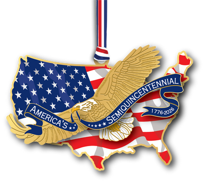 America 250 Semiquincentennial Eagle of Freedom Ornament