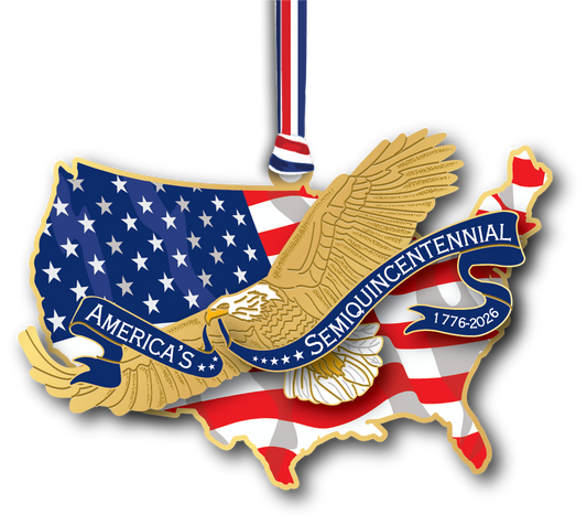America 250 Semiquincentennial Eagle of Freedom Ornament