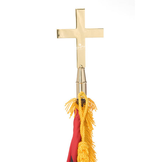Ceremonial Flagpole Ornament - Plain Church Cross
