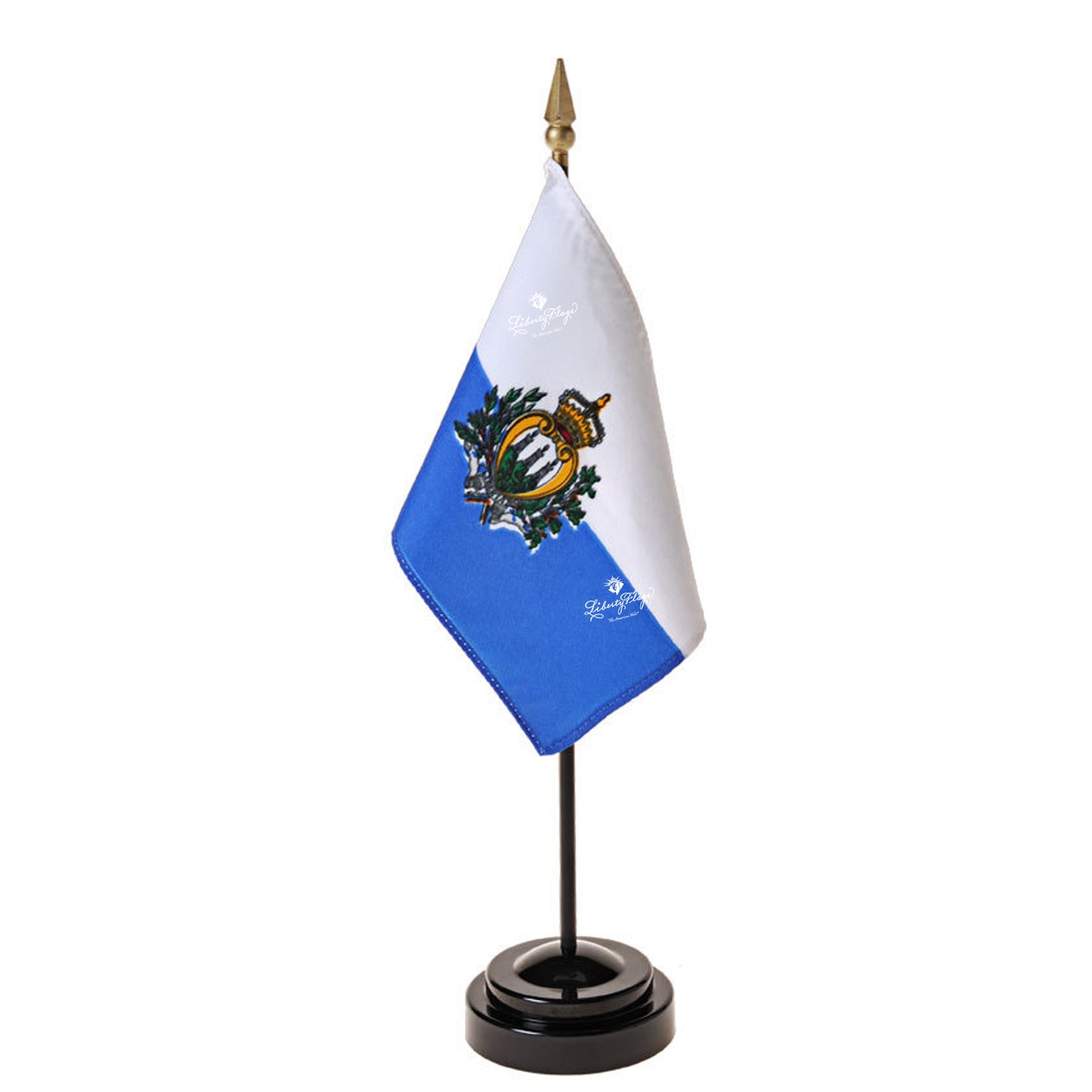 San Marino Government Small Flags