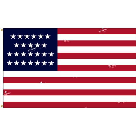 25 Star Outdoor Historic U.S. Flags