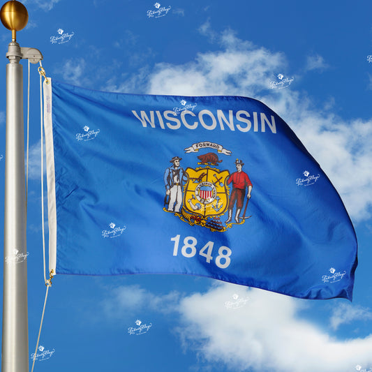 Wisconsin Polyester Outdoor Flags