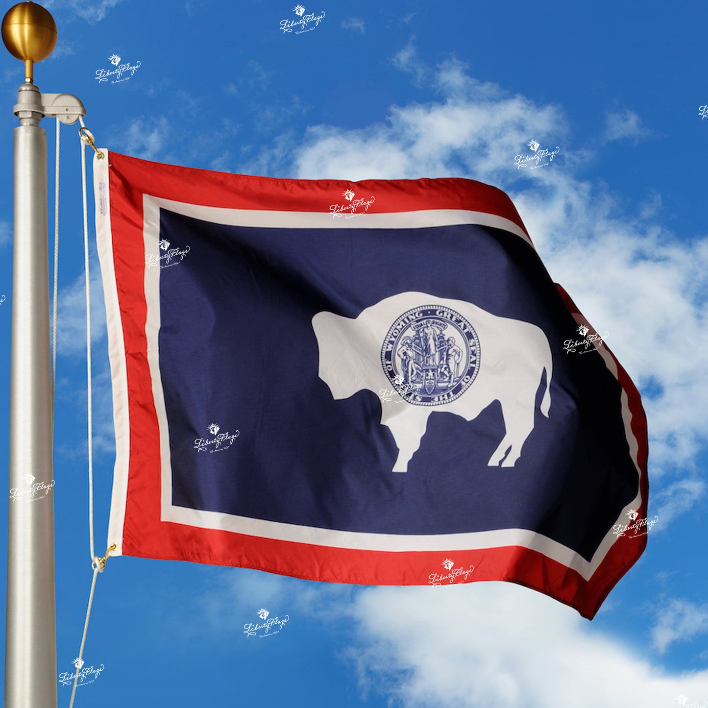 Wyoming Polyester Outdoor Flags