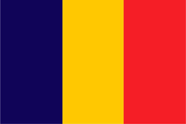 Chad Ceremonial Flags