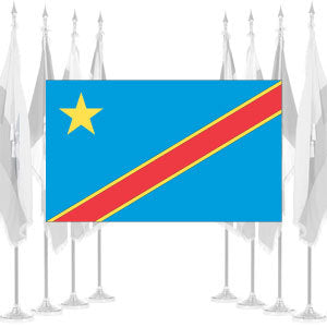 Democratic Republic of Congo Ceremonial Flags