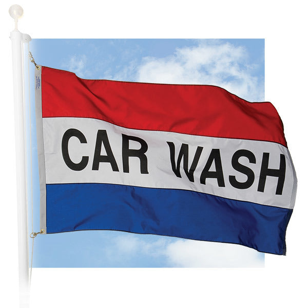 Message Flags - Car Wash