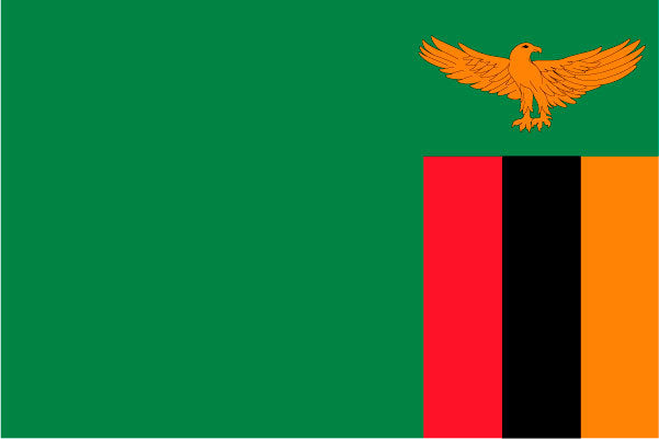Zambia Outdoor Flags