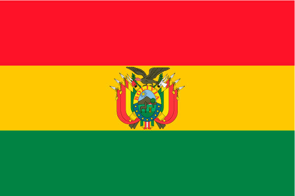 Bolivia Government Ceremonial Flags