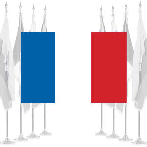 France Ceremonial Flags