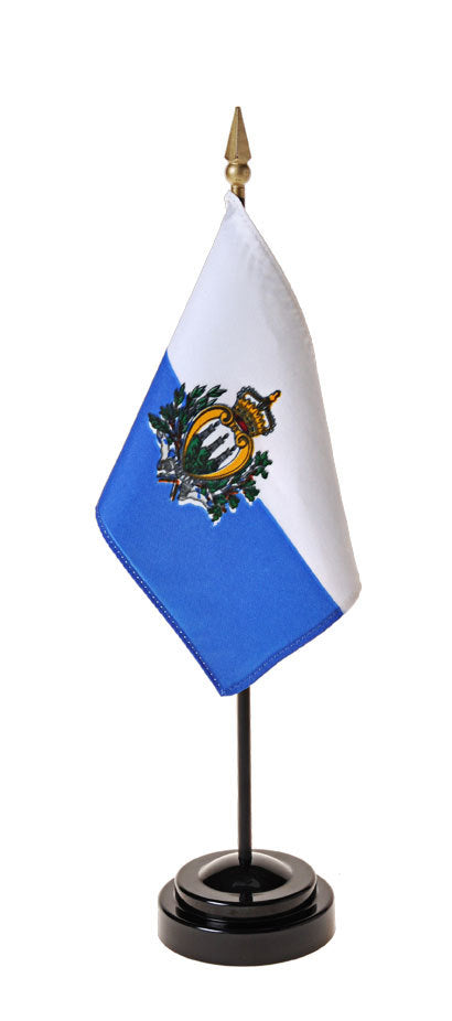 San Marino Government Small Flags