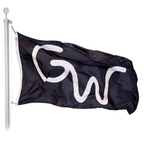 Corporate Logo Flags - Custom, Rectangular
