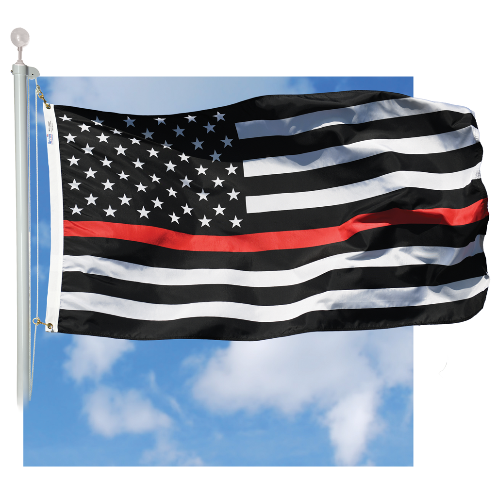 Thin Red Line Outdoor Flags