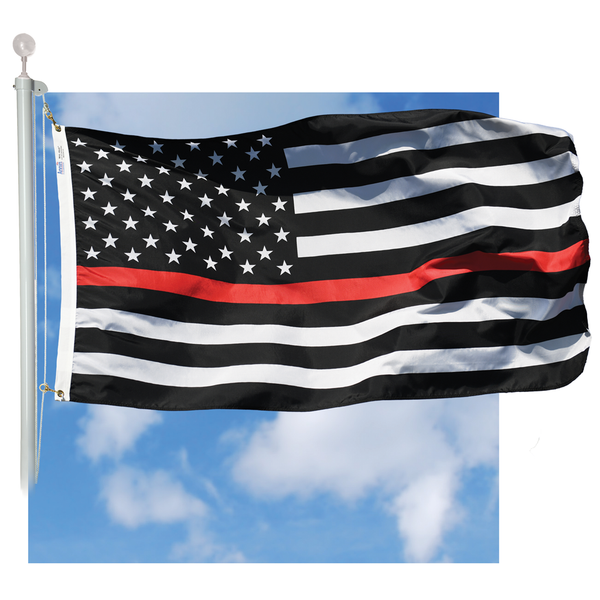 Thin Red Line Flag – Colonial Flag