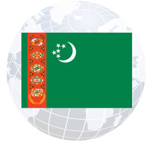 Turkmenistan Outdoor Flags