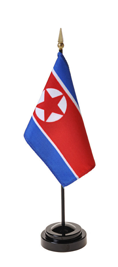 North Korea Small Flags