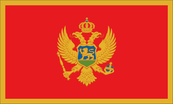 Montenegro Ceremonial Flags
