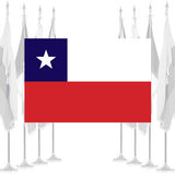 Chile Ceremonial Flags