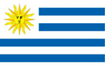Uruguay Ceremonial Flags