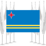Aruba Ceremonial Flags