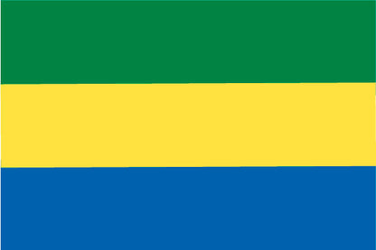 Gabon Ceremonial Flags