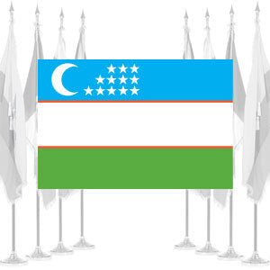 Uzbekistan Ceremonial Flags