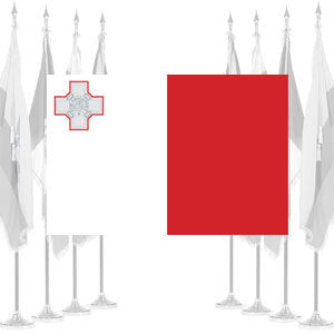 Malta Ceremonial Flags