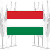 Hungary Ceremonial Flags