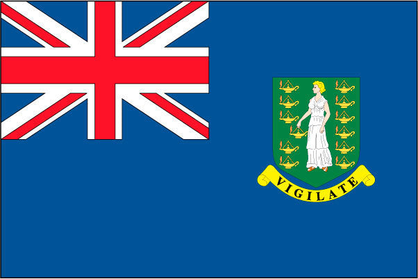 British Virgin Islands Ceremonial Flags