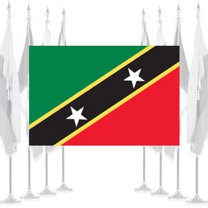 St. Kitts-Nevis Ceremonial Flags