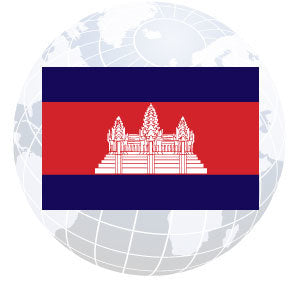 Cambodia Outdoor Flags