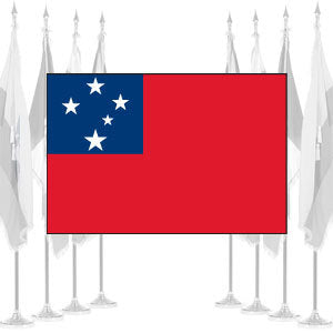 Western Samoa Ceremonial Flags