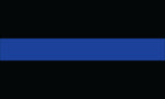 Thin Blue Line 3'x5' nylon outdoor flag