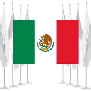 Mexico Ceremonial Flags