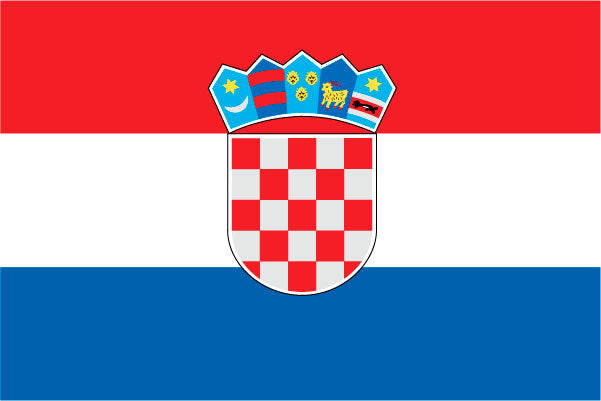 Croatia Ceremonial Flags