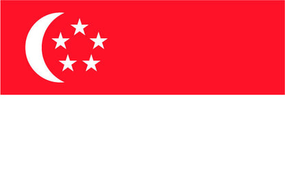 Singapore Ceremonial Flags
