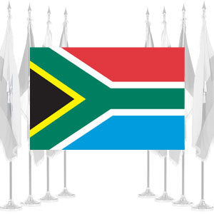 South Africa Ceremonial Flags