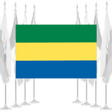 Gabon Ceremonial Flags