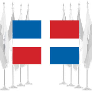 Dominican Republic Civil Ceremonial Flags
