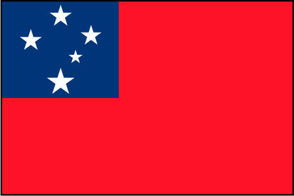 Western Samoa Ceremonial Flags