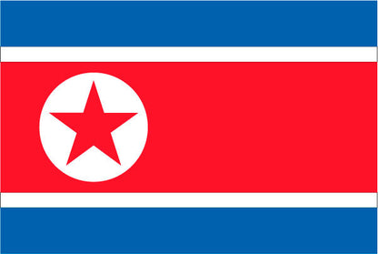North Korea Ceremonial Flags