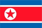 North Korea Outdoor Flags