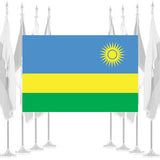 Rwanda Ceremonial Flags