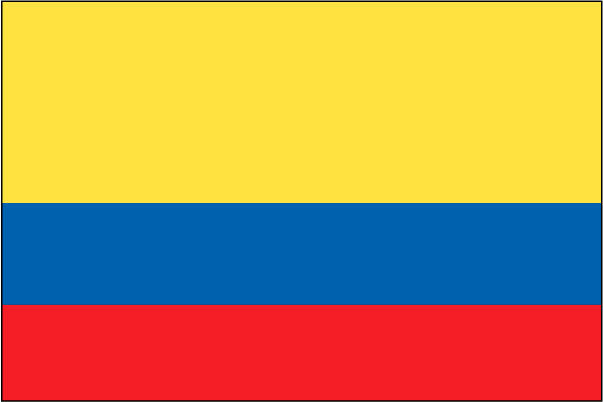 Colombia Ceremonial Flags
