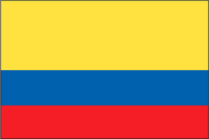 Colombia Ceremonial Flags