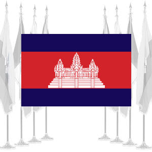 Cambodia Ceremonial Flags